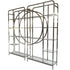 Libra Set of 2 Decadence Gatsby Stainless Steel  Shelving Unit